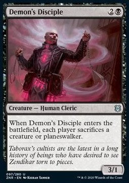 Demon's Disciple - Zendikar Rising (Uncommon) [ZNR-97]