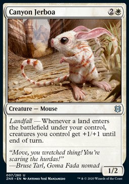 Canyon Jerboa - Zendikar Rising (Uncommon) [ZNR-7]