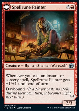 Spellrune Painter // Spellrune Howler - Innistrad: Midnight Hunt (Uncommon) [MID-160]