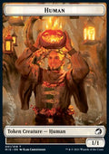 Human Token (White 1/1) - Innistrad: Midnight Hunt: Extras (Token) [XMID-T01]