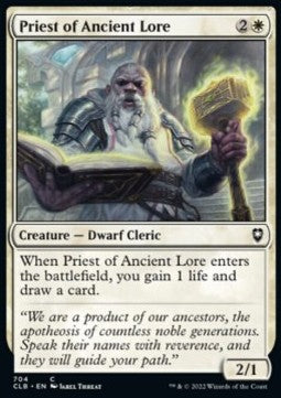 Priest of Ancient Lore - Commander Legends: Battle for Baldur's Gate: Extras (Common) [XCLB-704]