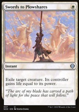 Swords to Plowshares - Starter Commander Decks (Uncommon) [SCD-37]