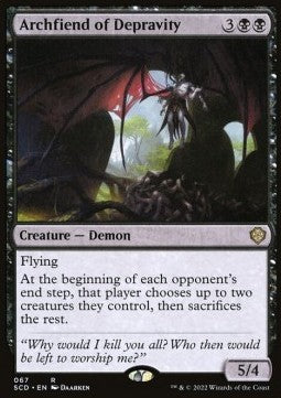 Archfiend of Depravity - Starter Commander Decks (Rare) [SCD-67]