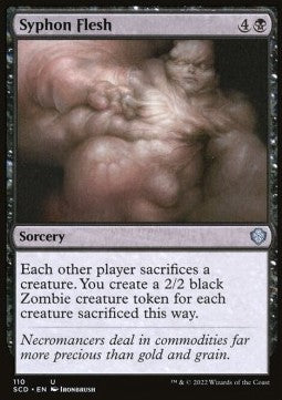 Syphon Flesh - Starter Commander Decks (Uncommon) [SCD-110]