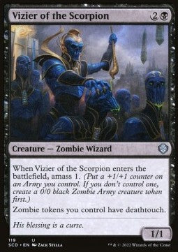 Vizier of the Scorpion - Starter Commander Decks (Uncommon) [SCD-119]