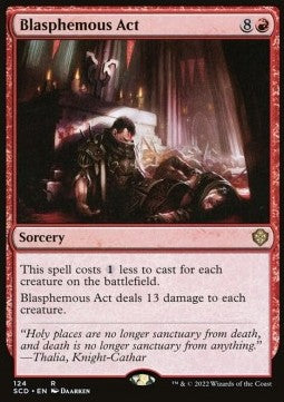Blasphemous Act - Starter Commander Decks (Rare) [SCD-124]
