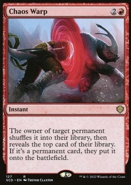 Chaos Warp - Starter Commander Decks (Rare) [SCD-127]