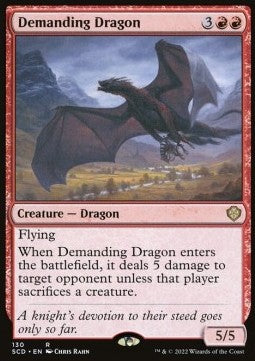 Demanding Dragon - Starter Commander Decks (Rare) [SCD-130]