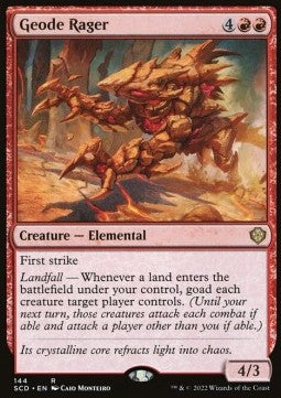 Geode Rager - Starter Commander Decks (Rare) [SCD-144]