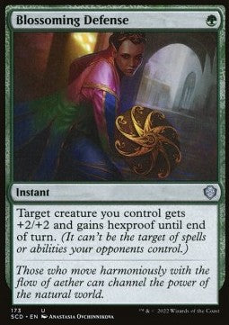 Blossoming Defense - Starter Commander Decks (Uncommon) [SCD-173]