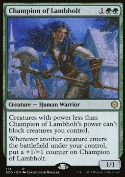 Champion of Lambholt - Starter Commander Decks (Rare) [SCD-174]