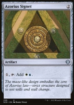 Azorius Signet - Starter Commander Decks (Uncommon) [SCD-259]