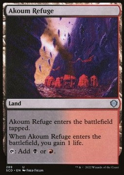 Akoum Refuge - Starter Commander Decks (Uncommon) [SCD-289]