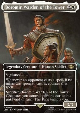 Boromir, Warden of the Tower (V.2) - The Lord of the Rings: Tales of Middle-earth: Extras (Rare) [XLTR-407]