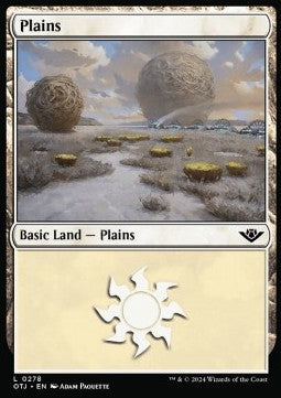 Plains (V.2) - Outlaws of Thunder Junction: Extras (Land) [XOTJ-278]