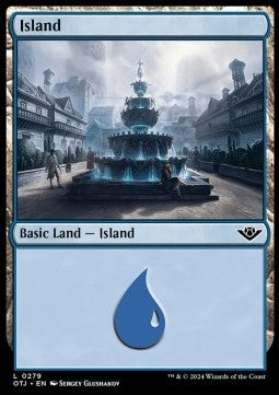 Island (V.1) - Outlaws of Thunder Junction: Extras (Land) [XOTJ-279]