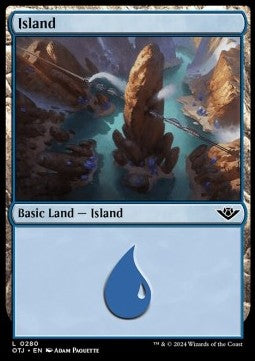 Island (V.2) - Outlaws of Thunder Junction: Extras (Land) [XOTJ-280]