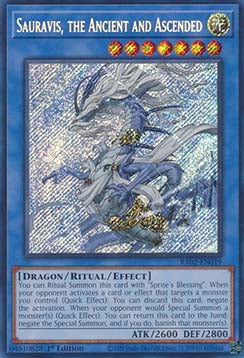 Sauravis, the Ancient and Ascended (V.3 - Secret Rare) - 25th Anniversary Rarity Collection II (Secret Rare) [RA02-019]