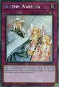Solemn Warning (V.4 - Platinum Secret Rare) - 25th Anniversary Rarity Collection II (Platinum Secret Rare) [RA02-078]