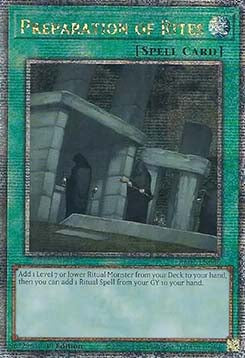 Preparation of Rites (V.5 - Quarter Century Secret Rare) - 25th Anniversary Rarity Collection II (Quarter Century Secret Rare) [RA02-056]
