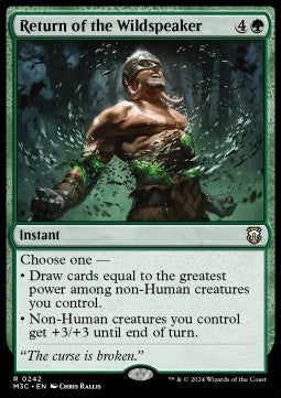 Return of the Wildspeaker - Commander: Modern Horizons 3 (Rare) [M3C-242]