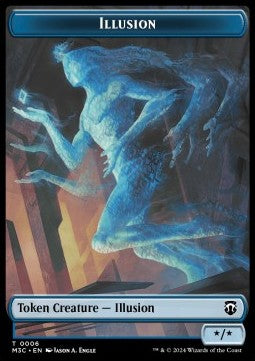 Illusion Token (U */*) // Servo Token (A 1/1) (V.1) - Modern Horizons 3: Tokens (Token) [TMH3-CT 6/33]