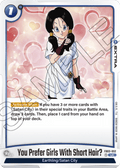 You Prefer Girls With Short Hair? (FB03-052) - Raging Roar [Fusion World] (Uncommon) [FB03-052]