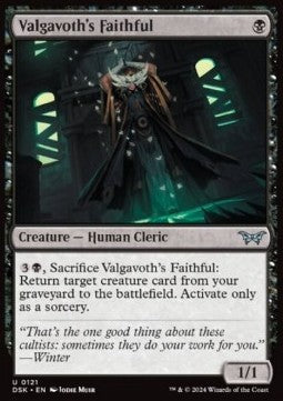 Valgavoth's Faithful - Duskmourn: House of Horror (Uncommon) [DSK-121]