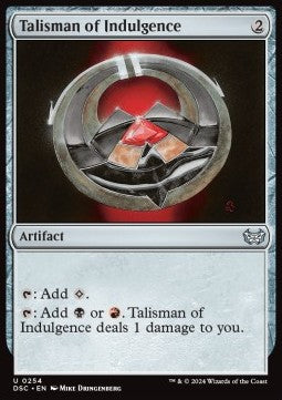 Talisman of Indulgence - Commander: Duskmourn: House of Horror (Uncommon) [DSC-254]