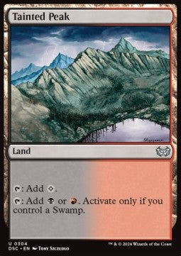 Tainted Peak - Commander: Duskmourn: House of Horror (Uncommon) [DSC-304]