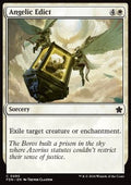 Angelic Edict - Magic: The Gathering Foundations: Beginner Box (Common) [BFDN-490]