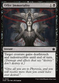 Offer Immortality - Magic: The Gathering Foundations: Beginner Box (Common) [BFDN-525]