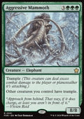 Aggressive Mammoth - Magic: The Gathering Foundations: Beginner Box (Rare) [BFDN-551]
