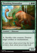 Thrashing Brontodon - Magic: The Gathering Foundations: Beginner Box (Uncommon) [BFDN-560]