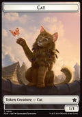 Cat Token (W 1/1) // Elf Warrior Token (G 1/1) - Magic: The Gathering Foundations: Tokens (Token) [TFDN-T 1/19]