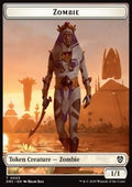 Zombie Token (W 1/1) // Champion of Wits Token - Aetherdrift: Tokens (Token) [TDFT-CT 3/5]