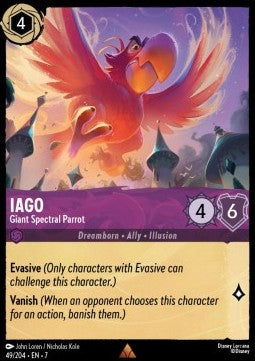 Iago - Giant Spectral Parrot - Archazia's Island (Rare) [7ARI-49]