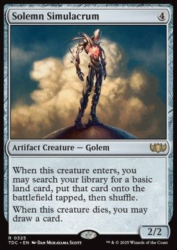 Solemn Simulacrum - Commander: Tarkir: Dragonstorm (Rare) [TDC-325]