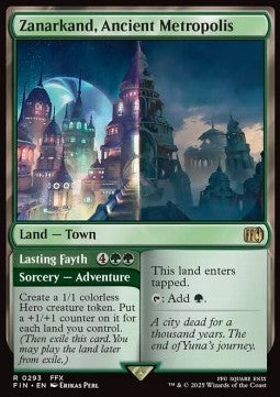 Zanarkand, Ancient Metropolis // Lasting Fayth - Magic: The Gathering - FINAL FANTASY (Rare) [FIN-293]