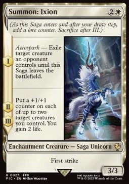 Summon: Ixion - Commander: Magic: The Gathering - FINAL FANTASY (Rare) [FIC-27]