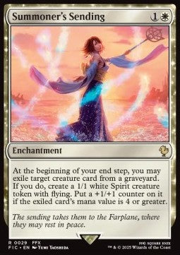 Summoner's Sending - Commander: Magic: The Gathering - FINAL FANTASY (Rare) [FIC-29]