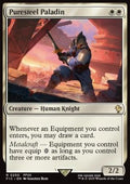 Puresteel Paladin - Commander: Magic: The Gathering - FINAL FANTASY (Rare) [FIC-250]