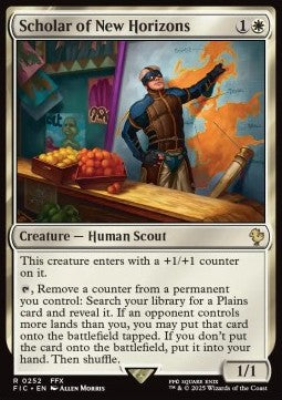 Scholar of New Horizons - Commander: Magic: The Gathering - FINAL FANTASY (Rare) [FIC-252]