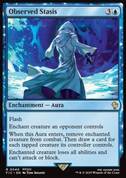 Observed Stasis - Commander: Magic: The Gathering - FINAL FANTASY (Rare) [FIC-40]