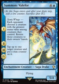 Summon: Valefor - Commander: Magic: The Gathering - FINAL FANTASY (Rare) [FIC-42]