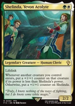 Shelinda, Yevon Acolyte - Commander: Magic: The Gathering - FINAL FANTASY (Rare) [FIC-94]