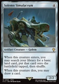 Solemn Simulacrum - Commander: Magic: The Gathering - FINAL FANTASY (Rare) [FIC-360]