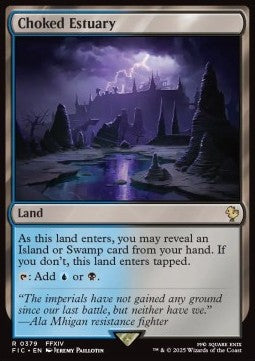 Choked Estuary - Commander: Magic: The Gathering - FINAL FANTASY (Rare) [FIC-379]
