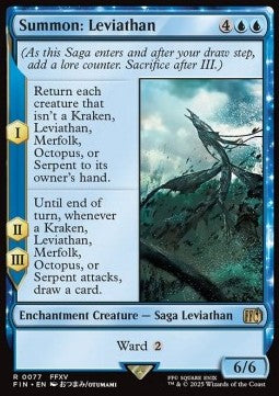 Summon: Leviathan - Magic: The Gathering - FINAL FANTASY (Rare) [FIN-77]