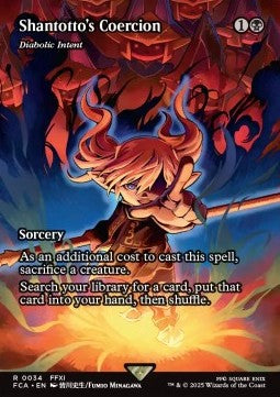 Diabolic Intent - Magic: The Gathering - FINAL FANTASY Through the Ages (Rare) [FCA-34]